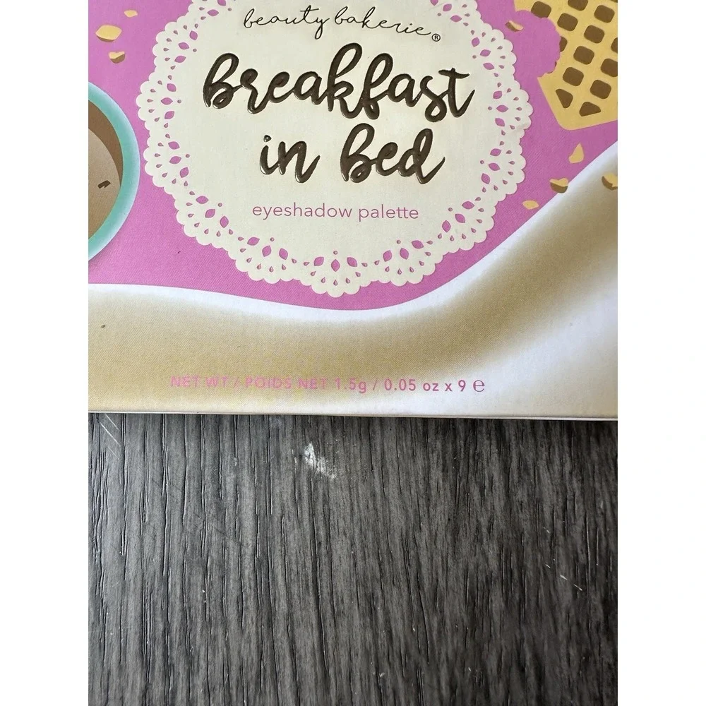 Beauty Bakerie Breakfast In‎ Bed Eyeshadow Palette. 9 Shades.